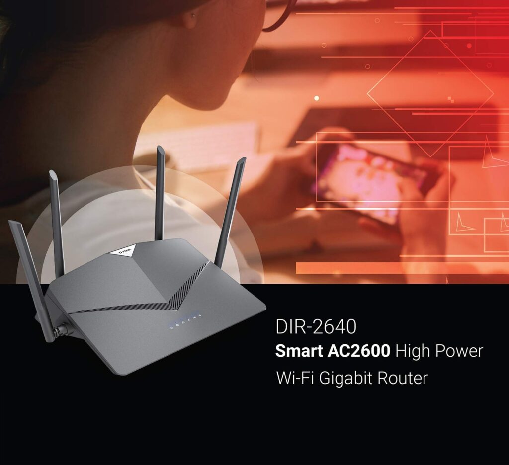 DIR-2640 Smart AC2600 High Power Wifi Gigabit Router