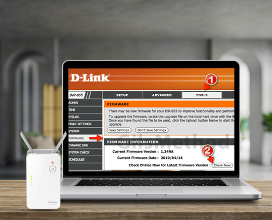 How to Perform the D'Link Firmware Update Manually?